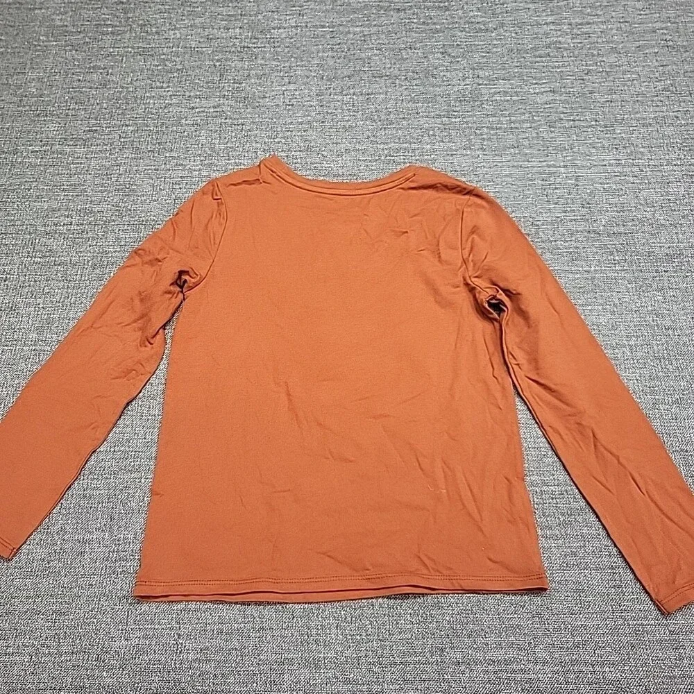 Cat & Jack Girls Long Sleeves Graphic Printed Tee Shirt Top Size Medium 8